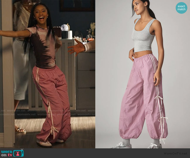 Daily Practice The Bowline Parachute Pants worn by Ashley Banks (Akira Akbar) on Bel-Air