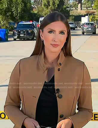 Dana Williams’s beige blazer on NBC News Daily