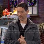 Daniel’s grey coat on The Young and the Restless