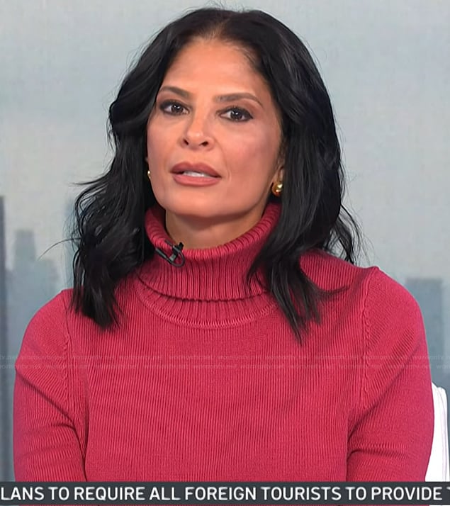 Darlene’s pink sweater dress on Today