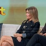 Kit’s denim button front dress on Access Hollywood