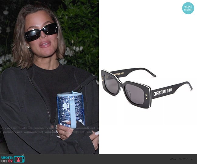 Dior DiorPacific S1U Sunglasses worn by Khloe Kardashian (Khloe Kardashian) on The Kardashians