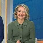 Dylan’s green knit polo dress on Today