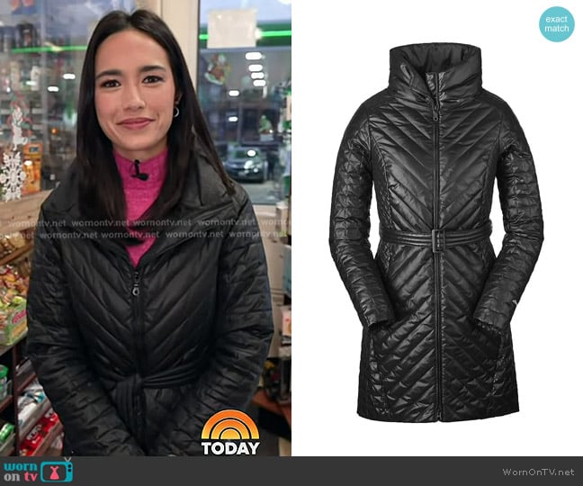 Eddie Bauer Trinity Down Park worn by Emilie Ikeda on Today