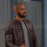 Eli's brown leather jacket on Days of our Lives
