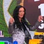 Elizabeth Werner’s silver suit on CBS Mornings