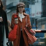 Elsbeth’s orange leather coat on Elsbeth