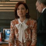 Elsbeth’s floral sequin jacket on Elsbeth