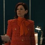 Elsbeth’s red textured jacket on Elsbeth