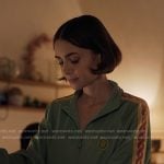 Emily’s green track jacket on Emily in Paris