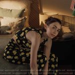 Emily’s blue running sneakers on Emily in Paris