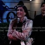Emma’s fur jacket on General Hospital
