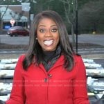 Faith Abubey's red cpat on Today