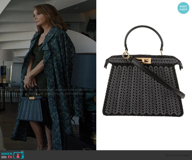 Fendi Leather Peekaboo Bag worn by Sylvie (Philippine Leroy-Beaulieu) on Emily in Paris