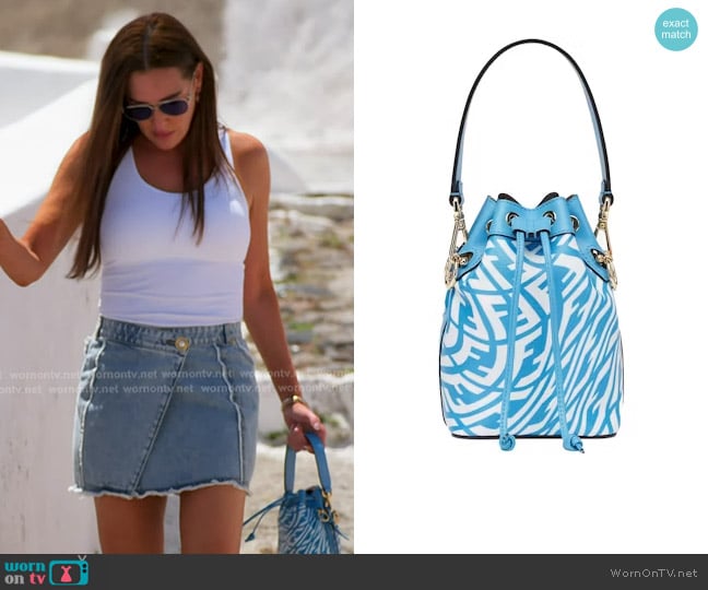Fendi Mon Tresor Shoulder Bag worn by Meredith Marks on The Real Housewives of Salt Lake City