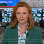 Kelly O’Donnell’s light blue floral top on Today