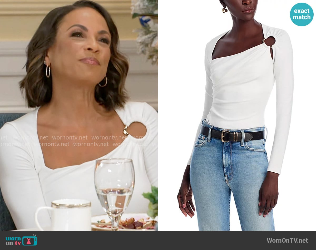 Fore Ring Detail Top worn by Nicole Dupree Richardson (Daphnee Duplaix) on Beyond the Gates