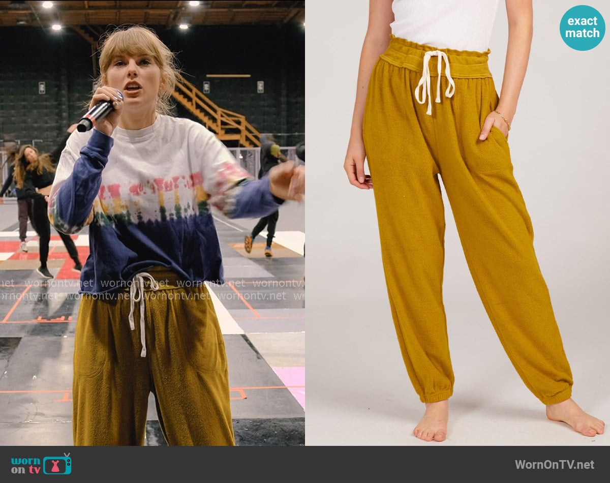 Free People Slouch Jogger worn by Taylor Swift on The End of an Era