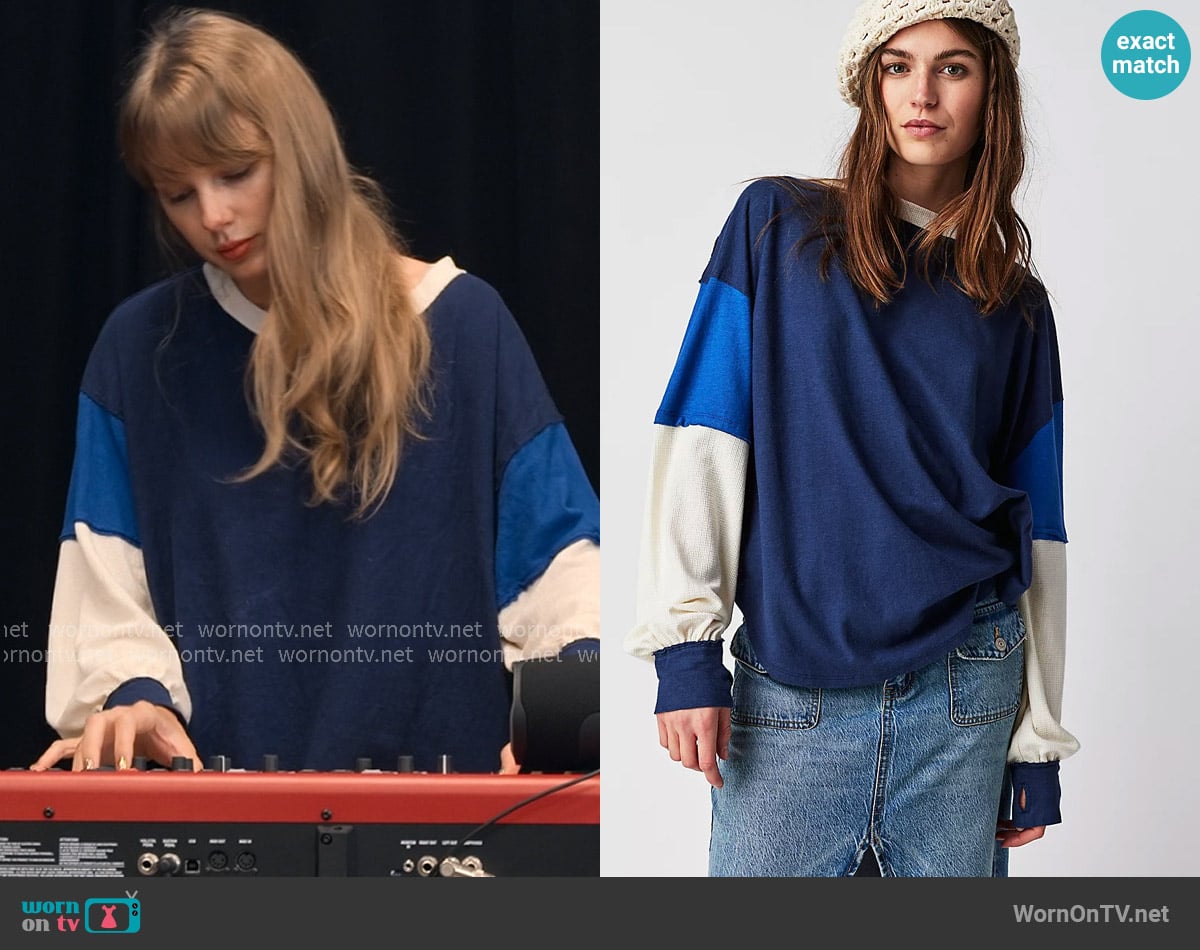 Free People Would U Rather Tee worn by Taylor Swift on The End of an Era