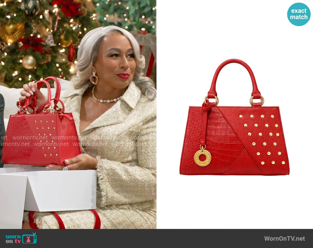 F&W Style ChelseaKat Anita Baby Red worn by Anita Dupree (Tamara Tunie) on Beyond the Gates