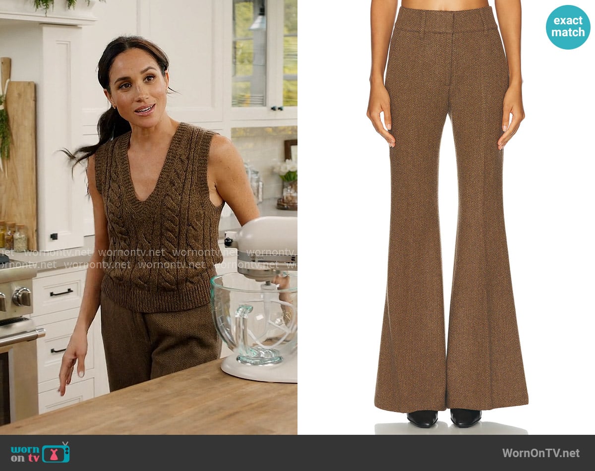 Gabriela Hearst Rhein Pant worn by Meghan Markle on With Love Meghan