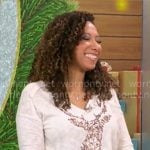 Gabrielle Kerr’s reindeer top on CBS Mornings