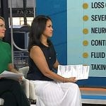 Laura’s gold metallic pumps on Today