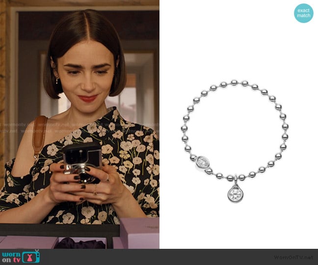 Guzema Duo Diamonds Eternal Ring worn by Emily Cooper (Lily Collins) on Emily in Paris