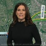 Heather's striped skirt knit dress on Good Morning America