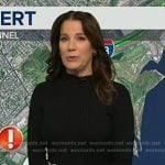 Heather’s striped skirt knit dress on Good Morning America