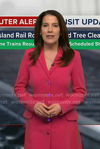 Heather's pink blazer dress on Good Morning America