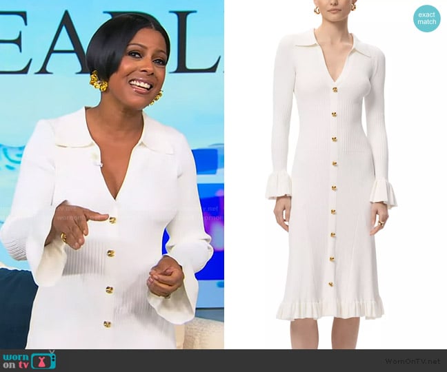 Herve Leger The Hallie Dress worn by Tamron Hall on Tamron Hall Show