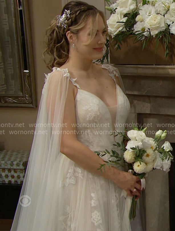Hope’s wedding dress 2025 on The Bold and the Beautiful
