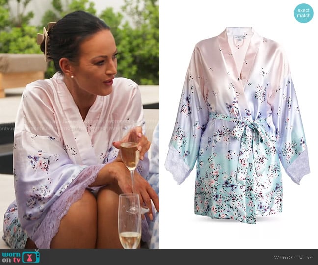 In Bloom by Jonquil Aaliyah Kimono worn by Lisa Barlow on The Real Housewives of Salt Lake City