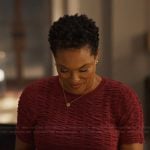 Aunty Vy’s red smocked top on Bel-Air