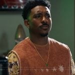 Jazz’s orange knit vest on Bel-Air