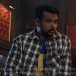 Jay's plaid overshirt on Ghosts