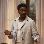 Jazz’s blue embroidered jacket on Bel-Air