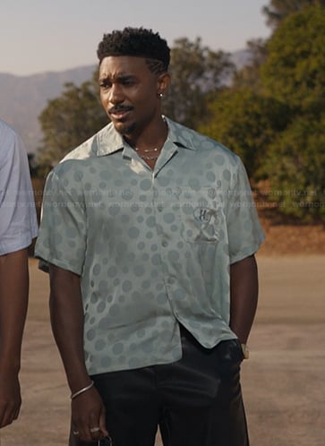 Jazz's polka dot print shirt on Bel-Air