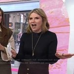 Jenna’s brown knit pencil skirt on Today