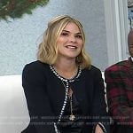 Jenna’s black rhinestone embellished jacket on Today