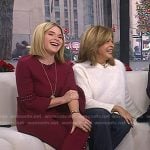 Jenna’s silver slingback pumps on Today