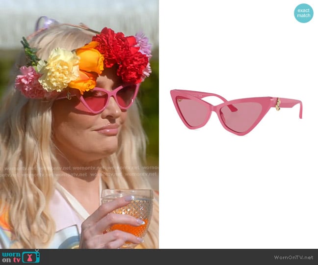 Jimmy Choo JC5008 Sunglasses worn by Erika Jayne on The Real Housewives of Beverly Hills