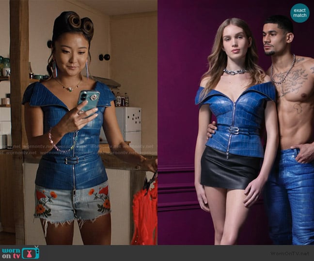 Jitrois 2025 Fall Winter Collection worn by Mindy Chen (Ashley Park) on Emily in Paris