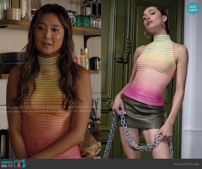 Jitrois Fall Winter 2025 Collection worn by Mindy Chen (Ashley Park) on Emily in Paris