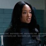 Jordan’s grey turtleneck top on General Hospital