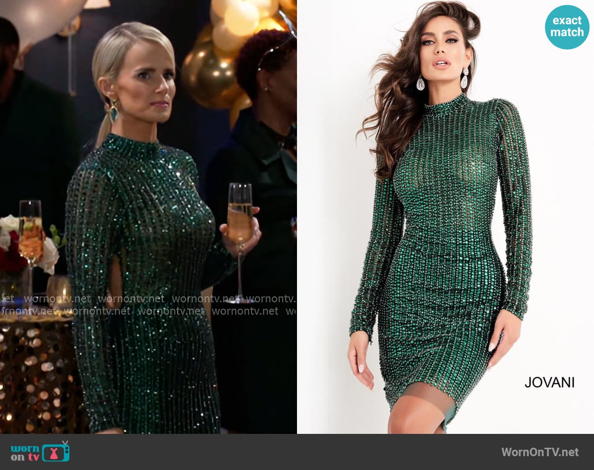 Jovani Style 1740 worn by Vanessa McBride (Lauren Buglioli) on Beyond the Gates