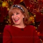 Joy’s red sweater on The View