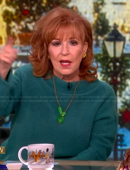 Joy’s teal sweater on The View