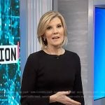 Kate’s black lace-up sleevel ribbed sweater on NBC News Daily